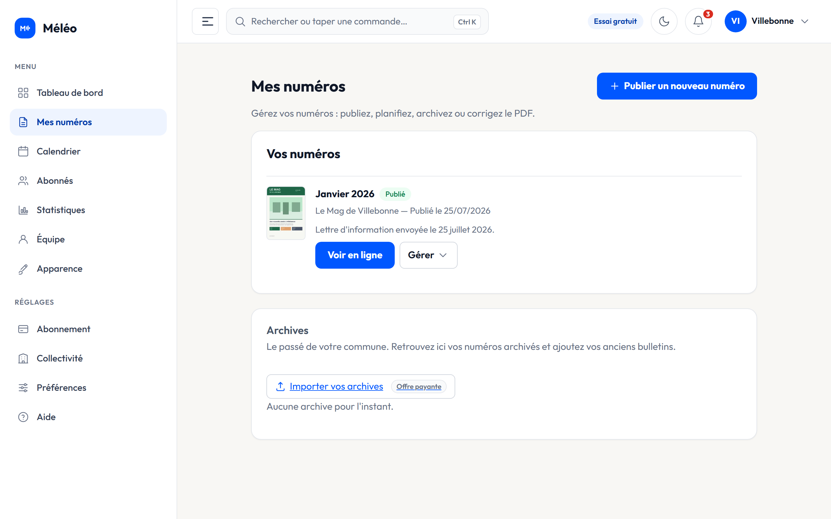 Publier en quelques clics